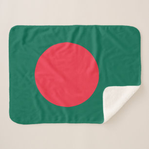 Patriottische Bangladeshese Vlag Sherpa Dekbed Deken