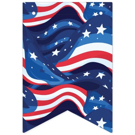 Patriottische banner vlaggen (Tweede vlag)