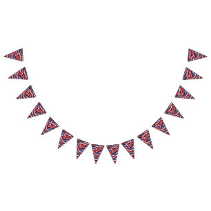 Patriottische banner vlaggen