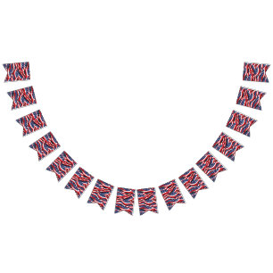 Patriottische banner vlaggen
