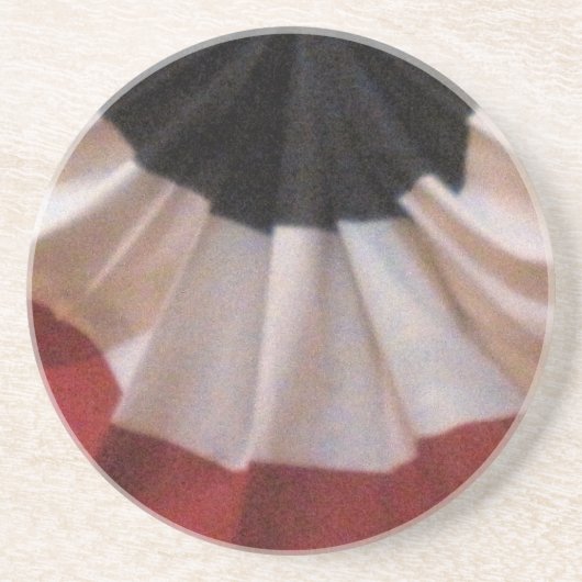 Patriottische banner zandsteen onderzetter (Voorkant)