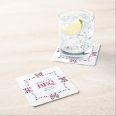 Patriottische Barbeque 4 juli BBQ Summer Party Kartonnen Onderzetters (Insitu)