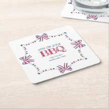 Patriottische Barbeque 4 juli BBQ Summer Party