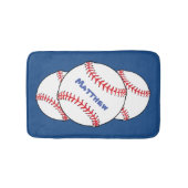 Patriottische Baseball Bath Mats Badmat (Voorkant)