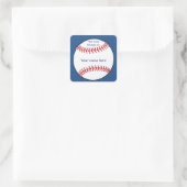 Patriottische Baseball Bookplate Sticker (Tas)