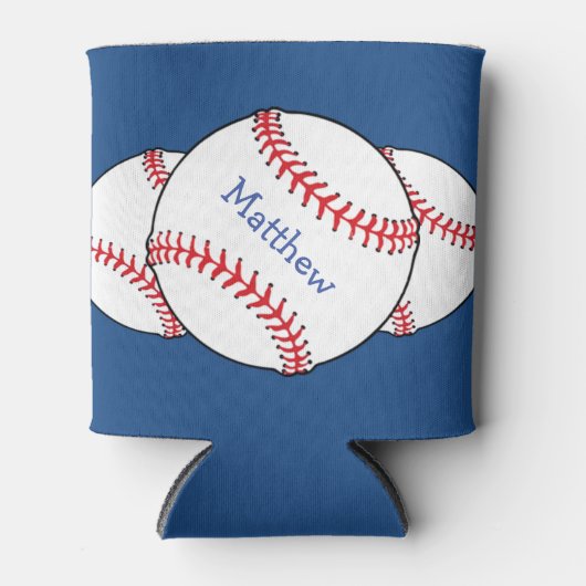 Patriottische Baseball Koelbox Blikjeskoeler (Voorkant)