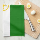 Patriottische bashkortostan Flag Kitchen Towel Theedoek (Quarter Fold)