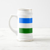 Patriottische Bashkortostan Vlag Bierpul (Links)
