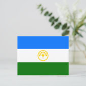 Patriottische Bashkortostan Vlag Briefkaart (Staand voorkant)