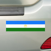 Patriottische Bashkortostan-vlag Bumpersticker (Op auto)