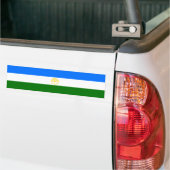 Patriottische Bashkortostan-vlag Bumpersticker (Op Truck)