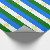Patriottische Bashkortostan Vlag Cadeaupapier (Hoek)