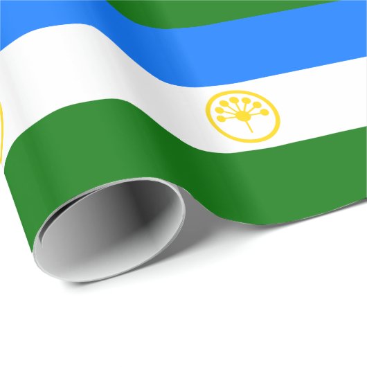 Patriottische Bashkortostan Vlag Cadeaupapier (Rol Hoek)