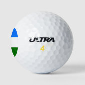 Patriottische Bashkortostan-vlag Golfballen (Logo)
