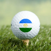 Patriottische Bashkortostan-vlag Golfballen (Insitu Shirt)