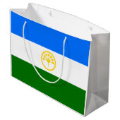 Patriottische Bashkortostan Vlag Groot Cadeauzakje (Achterkant Gekanteld)
