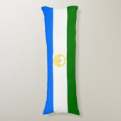 Patriottische Bashkortostan Vlag Kussenhoes Kussen (Voorkant Verticaal)