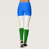 Patriottische Bashkortostan Vlag Leggings (Achterkant)
