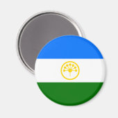 Patriottische Bashkortostan Vlag Magneet (Voorkant / Achterkant)