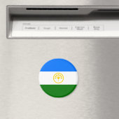 Patriottische Bashkortostan Vlag Magneet (Insitu (Vaatwasser))
