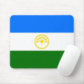 Patriottische Bashkortostan Vlag Muismat (Met muis)