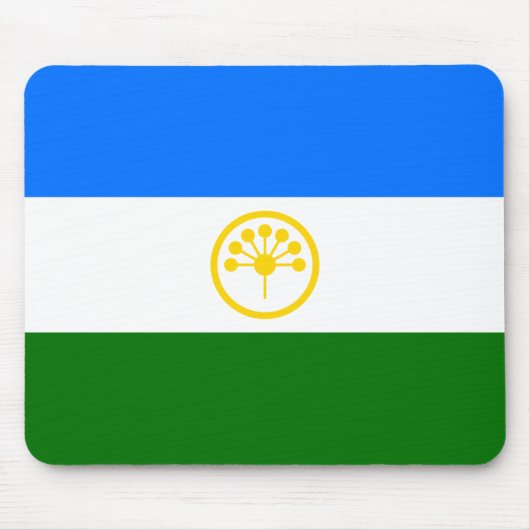 Patriottische Bashkortostan Vlag Muismat (Voorkant)
