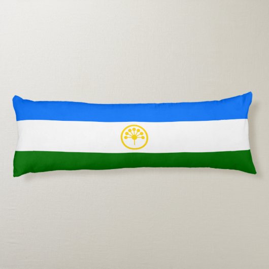 Patriottische bashkortostan vlag Pillow Lichaamskussen (Achterkant)