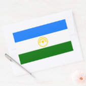Patriottische Bashkortostan Vlag Rechthoekige Sticker (Envelop)