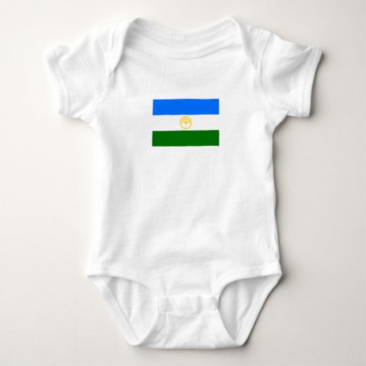 Patriottische Bashkortostan Vlag Romper (Voorkant)
