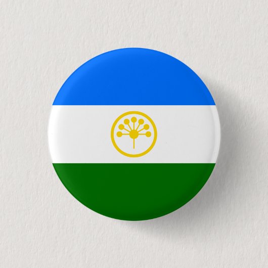 Patriottische Bashkortostan Vlag Ronde Button 3,2 Cm (Voorkant)