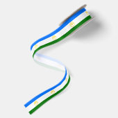 Patriottische Bashkortostan Vlag Satijnen Lint (Achterkant)