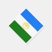 Patriottische Bashkortostan Vlag Servet (Hoek)