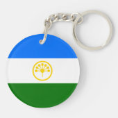 Patriottische Bashkortostan Vlag Sleutelhanger (Achterkant)