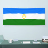Patriottische Bashkortostan Vlag Spandoek (Beurs)