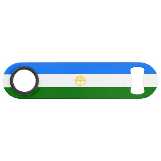 Patriottische Bashkortostan Vlag Speed Flessenopener (Voorkant (Horizontaal))