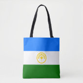 Patriottische Bashkortostan Vlag Tote Bag (Voorkant)