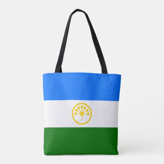 Patriottische Bashkortostan Vlag Tote Bag (Achterkant)