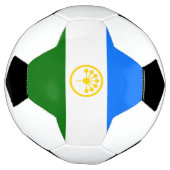 Patriottische Bashkortostan Vlag Voetbal (Gedraaid)