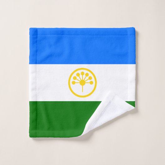 Patriottische Bashkortostan Vlag Washandje (Wasdoekje)