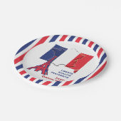 Patriottische BASTILLE DAG Franse vlag Papieren Bordje (Gekanteld)