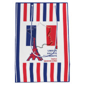 Patriottische BASTILLE DAG Medium Cadeauzakje (Achterkant)