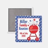 Patriottische BBQ Custom Magneet (Voorkant / Achterkant)