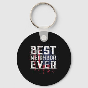 Patriottische BBQ Grappig Bedankt Cadeau Beste Buu Sleutelhanger