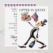 Patriottische BBQ Kaart (Voorkant / Achterkant)