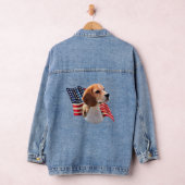 Patriottische Beagle Denim jas Jacket (Hangar)