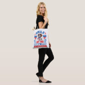 Patriottische Beagle Hond voor 4 juli Tote Bag (Op model)