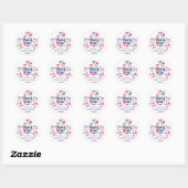 Patriottische Bedankje Favorieten Sticker (Vel)