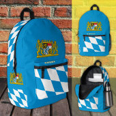 Patriottische Beierse rugzak, Duitsland, Beierse v Bedrukte Rugzak