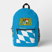Patriottische Beierse rugzak, Duitsland, Beierse v Bedrukte Rugzak (Voorkant)