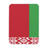 Patriottische Belarussische vlag Magnet Magneet (Verticaal)